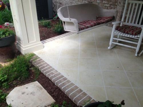 Tile Pattern with Brick Border2