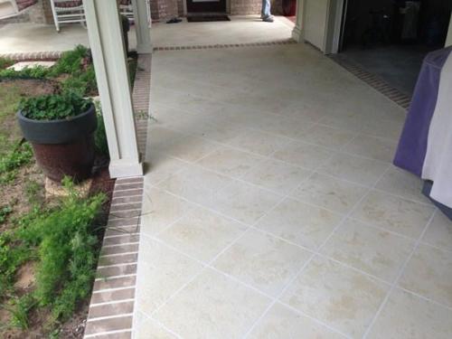 Tile Pattern with Brick Border3