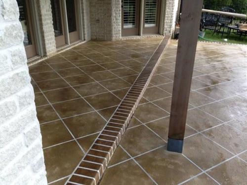 Tile Pattern with Brick Border5